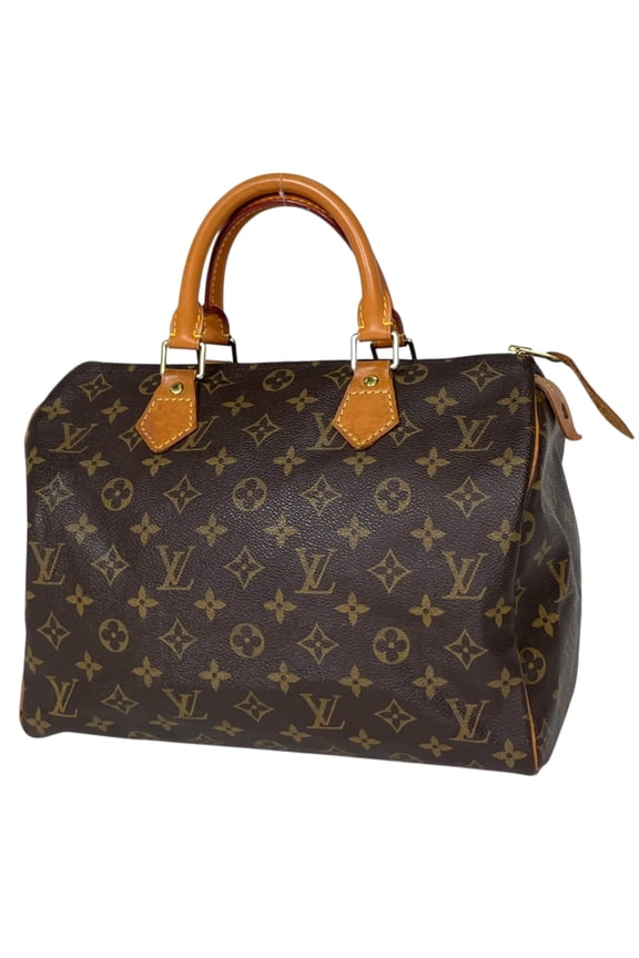 Pre-Owned Louis Vuitton Speedy 30 Handbag Boston Bag Monogram Brown M41526 Women's
