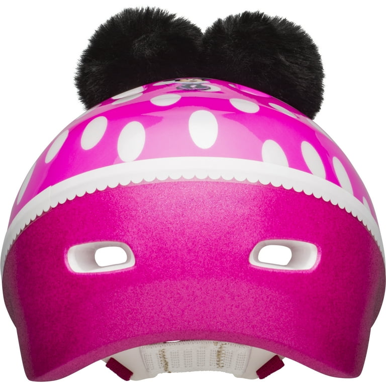 Bell Disney Minnie Mouse Pom Pom Ears Bike Helmet Punch Pink Toddler 3 48 52cm