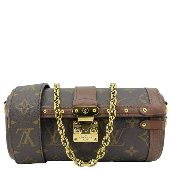 Pre-Owned Louis Vuitton Papillon Trunk Monogram Canvas Satchel Bag Brown