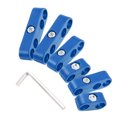 thumbnail image 1 of Unique Bargains 1 Set 8mm Car Engine Spark Plug Wire Separator Looms Divider Organizer Clamp Plastic Blue, 1 of 7