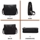 thumbnail image 5 of Bolsos cruzados de piel vegano AUYOCO A-black con correa de guitarra 12.2 x 3.94 x 10.63, 5 of 5