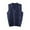 Blue, variant on Men's Autumn Winter Casual Fashion V-Neck Sleeveless Knit Sweater Vest for Layering