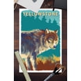 thumbnail image 3 of Yellowstone, Wolf, Vivid (12x18 Wall Art Poster, Room Decor), 3 of 3
