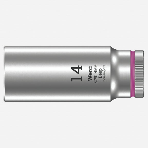 Wera 004511 Deep Socket, 14 x 1/4"