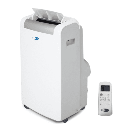 Whynter Portable Air Conditioner, Dehumidifier, and Fan with Activated Carbon SilverShield Filter, 500 sq ft Efficiency (14,000 BTU ASHRAE) ARC-148MS