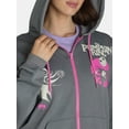 thumbnail image 5 of Nightmare Before Christmas Women’s Graphic Print Zip Hoodie, Sizes XXS-XXL, 5 of 6
