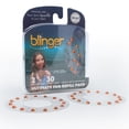 thumbnail image 4 of blinger® Ultimate Fan Refill Pack | 30 Dazzling Hair-Safe Glass Crystals for Sports Lovers - Orange | Gem Stamper Not Included, 4 of 10