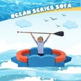 thumbnail image 4 of Sofá de juego modular para niños, 22 unidades, diseño oceánico, con espuma, 4 of 8