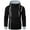Black(New), variant on Men's Hoodie Jacket Side Zipper Style Warm Hoodies Sweatshirt Winter Zipper Hooded Coat