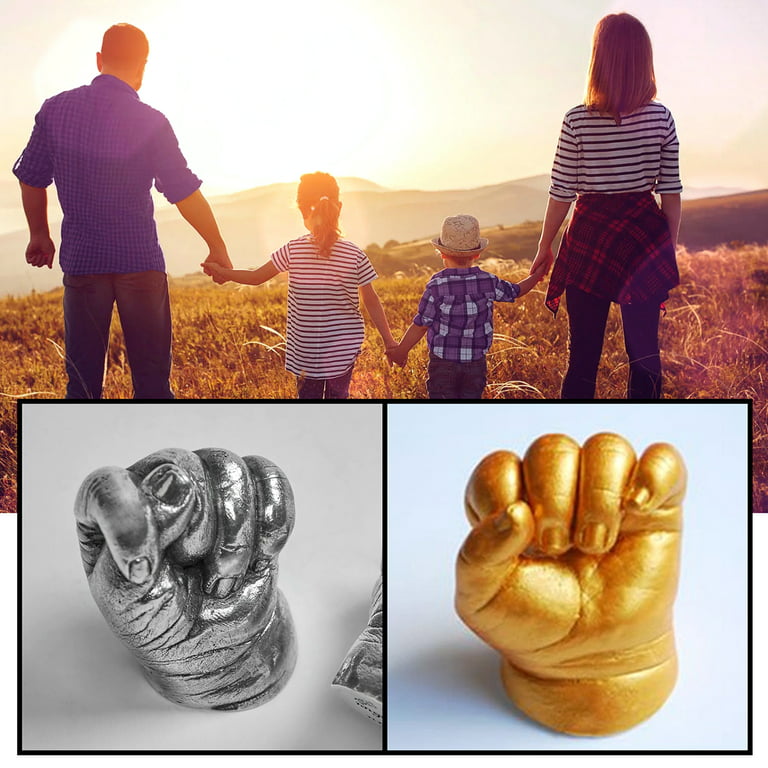 EZ Cast Kit®, Hands Casting and Hand Molding. Hand Holding DIY Plaster  Statue Craft for Couples, Adult & Child, Family, Friends. Anniversary,  Wedding