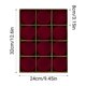 thumbnail image 3 of Adornos navideños flocados | Bolas de árbol de Navidad con textura de terciopelo | Paquete de 12 adornos navideños de 6 cm para el hogar, la chimenea y la decoración de fiestas., 3 of 8