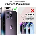 thumbnail image 4 of Entronix Heavy Duty Case Compatible with iPhone 14 Pro, Slim Hard Cover, Red, 4 of 8