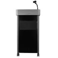 thumbnail image 3 of Oklahoma Sound GSL Series Metal Lectern with Rechargeable Battery in Charcoal, 3 of 12
