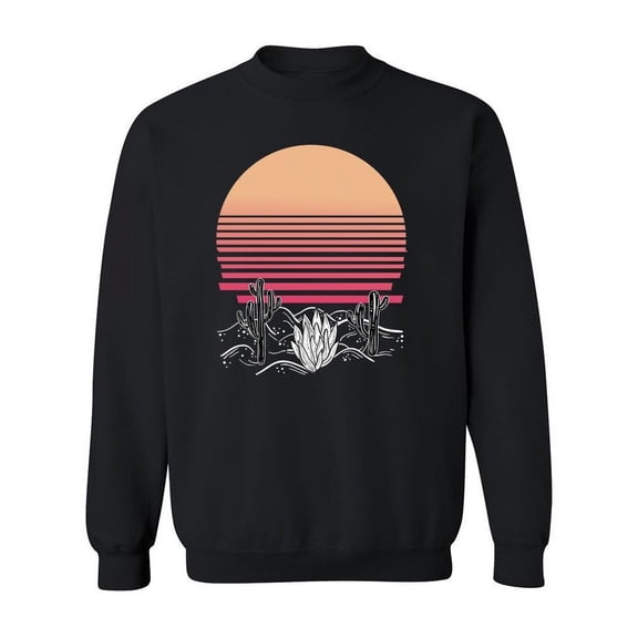 Western Retro Style Desert Sweatshirt Women -Image by Shutterstock, Female x-Large