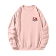 thumbnail image 2 of Yaoyar Men Casual Fashion Print Crewneck Heavyweight Relaxed-Fit Pullover Long Sleeve Drop Shoulder Sweatshirt, 2 of 5