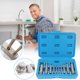 thumbnail image 1 of Kit extractor de tornillos de acero - Juego dañado de destornillo y pernos con estuche de almacenamiento, 20 piezas, 1 of 1