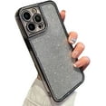 thumbnail image 6 of for iPhone Case,Luxury ElectroPlated Glitter Sparkle Sparkly Rhinestone Frame Bumper Camera Lens Protection Soft Shockproof Phone Case (Gold,iPhone 11), 6 of 6