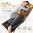 thumbnail image 5 of Lsque Sunflower Meditating Cat Body Pillow Case Cover,Ultra-Soft Microfiber Bed Pillow Cases 20x54 inches,Elegant Bedding,Breathable Durable Pillow Cover with Envelope Closure, 5 of 8