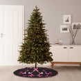thumbnail image 6 of Sikiie Breast Cancer Nativity Christmas Tree Skirt, Jesus Christian Winter Holiday Tree Mat Decoration(30-48IN)30", 6 of 6