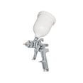 thumbnail image 1 of Pistola p/pintar gravedad HVLP vaso plástico, 1.7 mm, Truper gris, 1 of 6