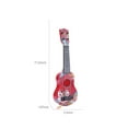 thumbnail image 3 of Red Simulation Ukulele Toy For Kids 4 String Guitar Musical Instrument With Adjustable Strings For Early Learning Toddlers, 3 of 7