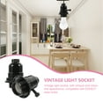 thumbnail image 4 of SHISUYAN 2pcs Light Socket E26/E27 Lamp Socket Retro Light Socket with Ring for DIY Project, 4 of 9