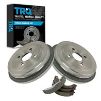 TRQ Rear Brake Kit Drum & Shoe Set for 2007-2018 Toyota Yaris