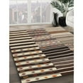 thumbnail image 3 of Ahgly Company Machine Washable Indoor Rectangle Contemporary Bakers Brown Area Rugs, 5' x 7', 3 of 7