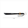 thumbnail image 3 of Fiskars 18 inch Tempered Steel Machete Saw, Black, 3 of 7