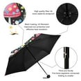 thumbnail image 4 of Magic Mushroom Umbrellas for Sun Auto Open Close UV50+ Waterproof 5-Fold Compact Fiberglass Frame, 4 of 6