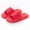 Bright Red, variant on Women's Fashion Casual Summer New Thick-Soled Wave Comfortable Wear Indoor Bathroom Slippers