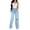 Baby Blue, variant on Women Baggy Jeans for High Waist Distressed Jeans with Pocket Fashion Pull On Wide Leg Denim Pants S-2X