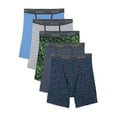 thumbnail image 4 of Big Men's Dual Defense Assorted Blues Boxer Briefs, 4 Pack, 4 of 8