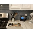 thumbnail image 5 of Bernese Mountain Dog Fall Kitchen Pumpkins Glass Cutting Board Large 12 in x 15 in, 5 of 5