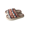 thumbnail image 3 of TMA EYES Multicolor Printed All-Season Women's Linen Slippers - Breathable, Soft Sole, Indoor Slippers, 3 of 4