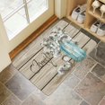 thumbnail image 4 of Blossom Cotton Wood Textured Doormat,Non Slip Durable Mats Funny Floor Door Mats for Indoor Outdoor Bathroom, 4 of 6