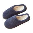 thumbnail image 3 of ichuanyi Slippers for Women Plush Memory Foam House Slippers Closed Toe Shoes with Non-Slip Sole Cozy Warm Fuzzy Home Shoes, 3 of 6