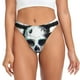 thumbnail image 1 of Fotbe Watercolor Skull Tanga Sin Costuras para Mujer con Estampado – Panties Invisibles, Transpirables y Cómodos para Uso Diario-Small, 1 of 6