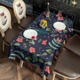 thumbnail image 2 of Pioneer Flower Floral Print Pattern Rectangle Tablecloth 60"x120",Waterproof Polyester Rectangle Table Cloth, Wipeable Spillproof Polyester Tablecloth for Dining, Camping, Indoor and Outdoor, 2 of 6
