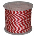 thumbnail image 1 of 375 in. x 500 ft. Solid Braid Propylene Multifilament Derby Rope in Red and White, 1 of 1