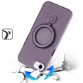 thumbnail image 3 of For Apple iPhone 16e MagSafe Compatible with 360° Ring Stand, Magnetic Kickstand, Slim Hybrid Protective Cover, XPM Phone Case [Purple], 3 of 7