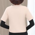 thumbnail image 4 of GigrtiJin Plus Size Cropped Jacket for Women Solid Color Crew Neck Button Down Short Sleeve Outcoat, 4 of 6
