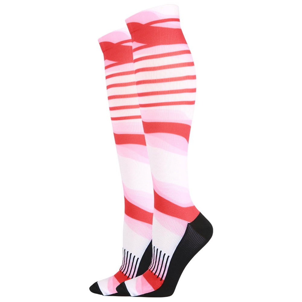 Sports Pressure Socks Men Women Compression Socks Elastic Breathable High Knee Socks Walmart