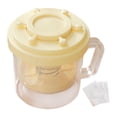 thumbnail image 1 of Colador de yogur griego, yogur espeso y cremoso, separador de suero para refrigerador casero Amarillo, 1 of 9