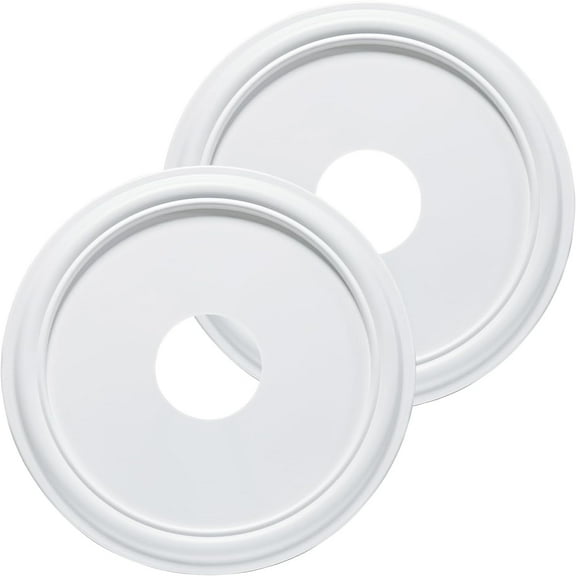 EIFHYT Ceiling Medallion Nylon White 2 Pack 16 (Fits Canopies up to 12-3/8")