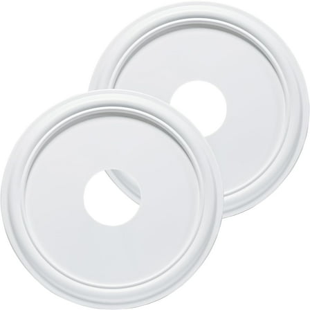 EIFHYT Ceiling Medallion Nylon White 2 Pack 16 (Fits Canopies up to 12-3/8")