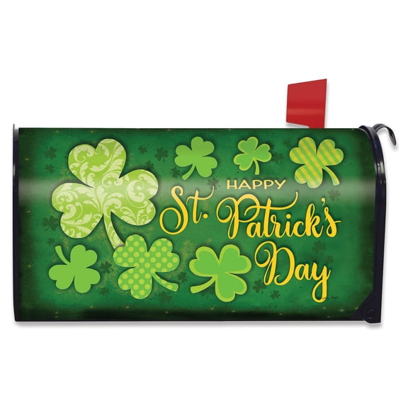 Briarwood Lane Lucky Shamrocks St. Patrick's Day Mailbox Cover