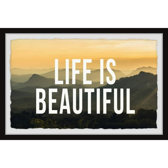 Marmont Hill Life Is Beautiful II Framed Painting Print