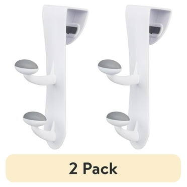 (2 pack) Mainstays Over The Door Polishing Non-Slip 2 Packs Hook Adult Organizer
