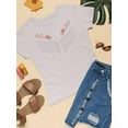 thumbnail image 3 of Flower Embroidery T-Shirt Women -Image by Shutterstock, Female XX-Large, 3 of 4